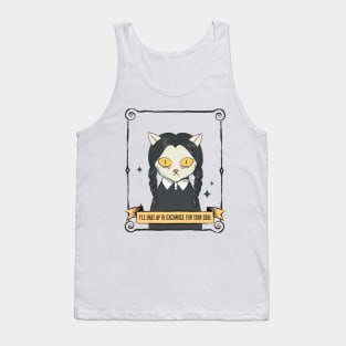 Ill Shut Up In Exchange For Your Soul Wednesday Addams Inspired Tank Top